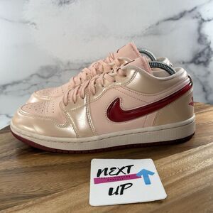 Women’s size 9-Air Jordan 1 Low SE “Patent Valentines Day” Sneakers HF3174-600